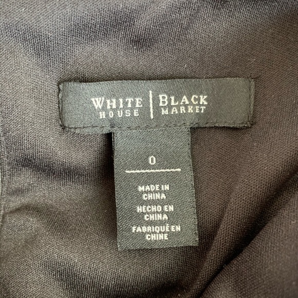 Black Lined Unique Geometric Sequin Cocktail Dress - Picture 3 of 4